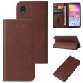 For TCL A3 A509DL/A30 Magnetic Closure Leather Phone Case(Brown)