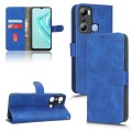 For Infinix Hot 20i Skin Feel Magnetic Flip Leather Phone Case(Blue)
