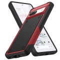 For Google Pixel 7 5G PC + TPU Shockproof Protective Phone Case(Red+Black)