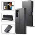For Samsung Galaxy S23+ 5G LC.IMEEKE Calf Texture Horizontal Flip Leather Phone Case(Black)