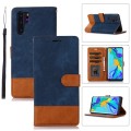 For Huawei P30 Pro Splicing Leather Phone Case(Dark Blue)