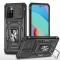For Xiaomi Redmi 10 Armor PC + TPU Camera Shield Phone Case(Black)