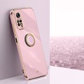 For Xiaomi Redmi Note 11 4G Foreign XINLI Straight Edge 6D Electroplate TPU Phone Case with Ring Hol