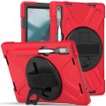 For Lenovo Tab P11 Pro Gen 2 Silicone + PC Protective Tablet Case(Red)