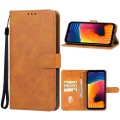 For Doogee V30 5G Leather Phone Case(Brown)