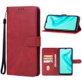 For Infinix Hot 20i Leather Phone Case(Red)