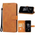 For OnePlus 11 5G Leather Phone Case(Brown)