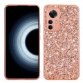 For Xiaomi 12T Pro Glitter Powder Shockproof TPU Protective Case(Rose Gold)