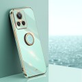 For Realme GT2 Explorer Master 5G XINLI Straight Edge 6D Electroplate TPU Phone Case with Ring Holde