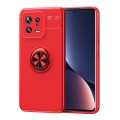 For Xiaomi 13 Metal Ring Holder TPU Phone Case(Red)