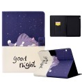 For Huawei MediaPad T3 10 Electric Pressed TPU Leather Tablet Case(Lazy Cat)