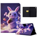For Samsung Galaxy Tab A8 10.5 2021 / A8 2022 Electric Pressed TPU Smart Leather Tablet Case(Strawbe