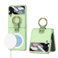 For Samsung Galaxy Z Flip4 GKK MagSafe Ultrathin Integrated Shockproof Phone Case with Ring Holder(L