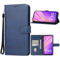 For vivo Y35 5G Leather Phone Case(Blue)
