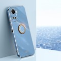 For Huawei nova 10 SE XINLI Straight Edge 6D Electroplate TPU Phone Case with Ring Holder(Celestial