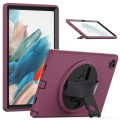 For Samsung Galaxy Tab A8 10.5 2022 Shockproof TPU + PC Tablet Case(Black+Rose Red)
