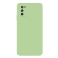 For Samsung Galaxy A02s EU Version Imitation Liquid Silicone Phone Case(Matcha Green)