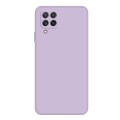 For Samsung Galaxy A22 4G Imitation Liquid Silicone Phone Case(Purple)