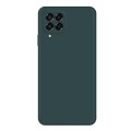 For Samsung Galaxy M33 Imitation Liquid Silicone Phone Case(Dark Green)