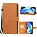 For Realme 10s Leather Phone Case(Brown)