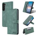For Samsung Galaxy S23 5G AZNS Dream II Skin Feel Flip Leather Phone Case(Green)