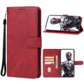 For ZTE nubia Red Magic 8 Pro+ Leather Phone Case(Red)