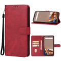 For Blackview BV5200 Pro Leather Phone Case(Red)