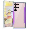 For Samsung Galaxy S23+ 5G Defender Metal Clear PC Soft TPU Phone Case(Colorful)
