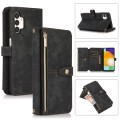 For Samsung Galaxy A13 4G / 5G / A04 / A04s Dream 9-Card Wallet Zipper Bag Leather Phone Case(Black)