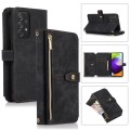 For Samsung Galaxy A72 4G / 5G Dream 9-Card Wallet Zipper Bag Leather Phone Case(Black)