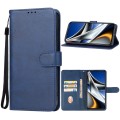 For Xiaomi Poco X5 Pro Leather Phone Case(Blue)