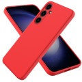 For Samsung Galaxy S24+ 5G Color Liquid Silicone Phone Case(Red)
