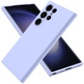 For Samsung Galaxy S24 Ultra 5G Color Liquid Silicone Phone Case(Purple)