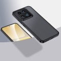 For Xiaomi 14 Armor Clear TPU Hard PC Phone Case(Matte Black)