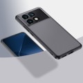 For Xiaomi Redmi K70 Armor Clear TPU Hard PC Phone Case(Matte Black)