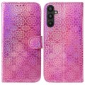 For Samsung Galaxy A54 5G Colorful Magnetic Buckle Leather Phone Case(Pink)