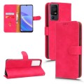 For TCL 40SE Skin Feel Magnetic Flip Leather Phone Case(Rose Red)
