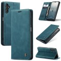 For Samsung Galaxy A14 5G CaseMe 013 Multifunctional Horizontal Flip Leather Phone Case(Blue)