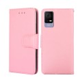 For TCL 405 / 406 / 408 Crystal Texture Leather Phone Case(Pink)