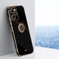For Xiaomi Redmi Note 12 Pro Speed XINLI Straight Edge 6D Electroplate TPU Phone Case with Ring Hold