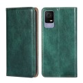 For TCL 405 / 406 / 408 Gloss Oil Solid Color Magnetic Leather Phone Case(Green)