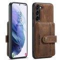 For Samsung Galaxy S24+ 5G JEEHOOD RFID Blocking Anti-Theft Magnetic Phone Case(Brown)