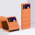 For Samsung Galaxy Z Flip4 Skin Feel Magic Shield Shockproof Phone Case(Orange)