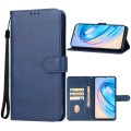 For Honor X8a Leather Phone Case(Blue)
