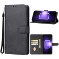 For Realme GT3 Leather Phone Case(Black)