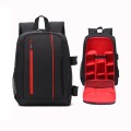 Outdoor Camera Backpack Waterproof Photography Camera Shoulders Bag, Size:45x32x18cm(Red)
