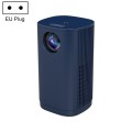 T1 480x360 800 Lumens Portable Mini LED Projector, Specification:EU Plug(Blue)