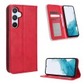 For Samsung Galaxy A54 5G Magnetic Buckle Retro Texture Leather Phone Case(Red)