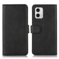 For Motorola Moto G73 5G Cow Texture Leather Phone Case(Black)