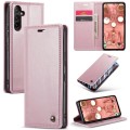 For Samsung Galaxy A54 5G CaseMe 003 Crazy Horse Texture Leather Phone Case(Rose Gold)